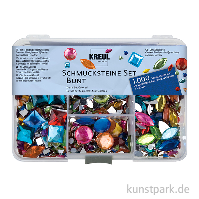 Artikelbild 1 des Artikels “KREUL Schmucksteine Set - 1000 Teile, Bunt “