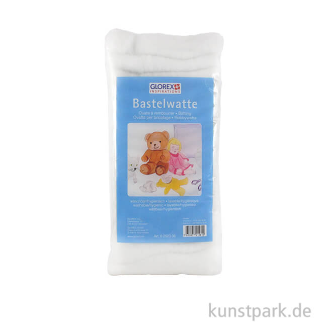 Artikelbild 1 des Artikels “Glorex Bastelwatte, Weiß, 100 % Polyester 250 g“