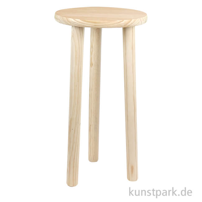 Artikelbild 1 des Artikels “Hocker aus hellem Holz, 50 cm “