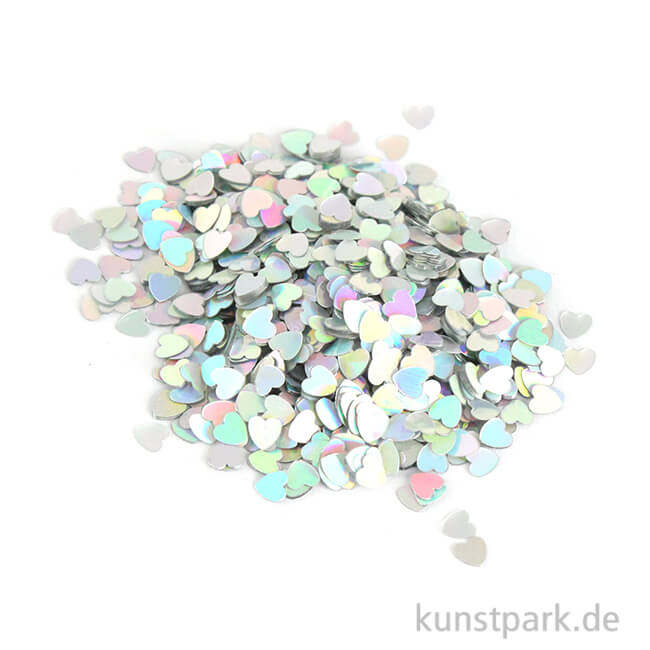 Artikelbild 1 des Artikels “Hologramm-Herzen - 3 mm Silber“