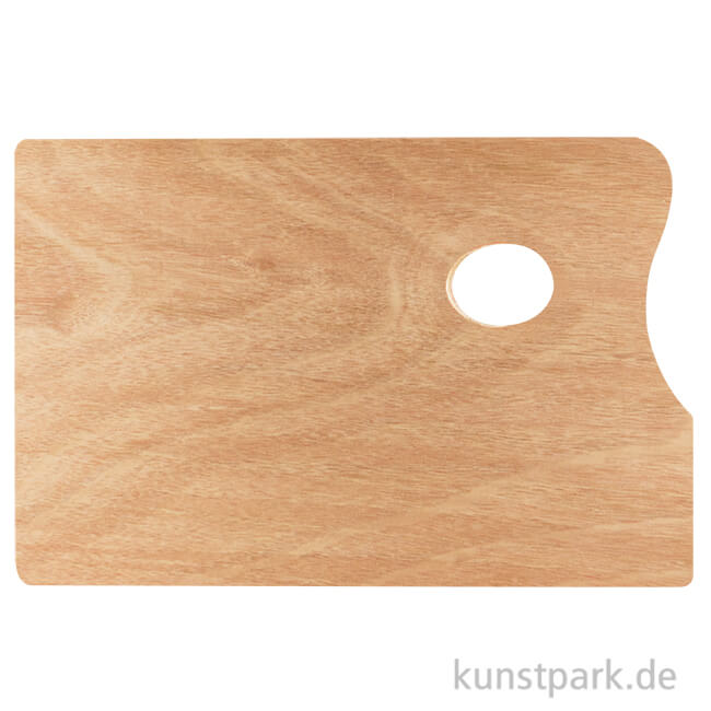 Artikelbild 1 des Artikels “Holz Malpalette Rechteckig, 20 x 30 cm “