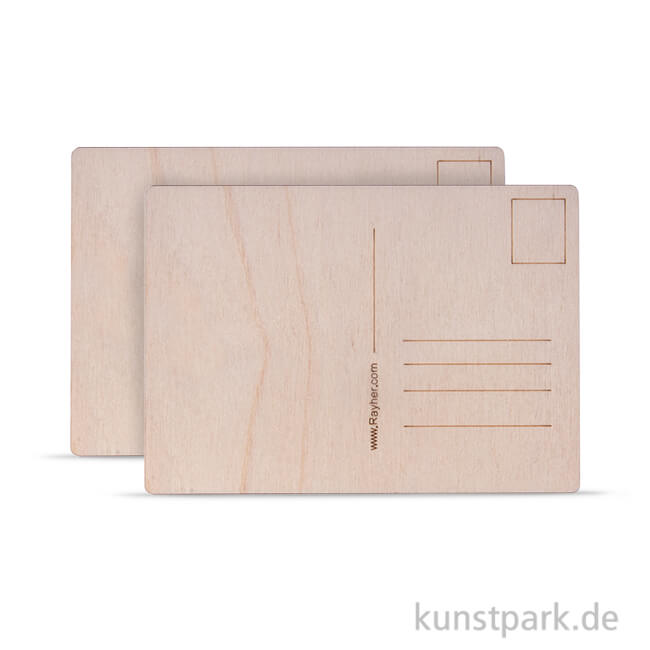 Artikelbild 1 des Artikels “Holz Postkarte - 2 Stück “