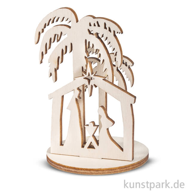 Artikelbild 1 des Artikels “Holz-Steckteile - Krippe, 4-6,5 cm, 2 Motive “