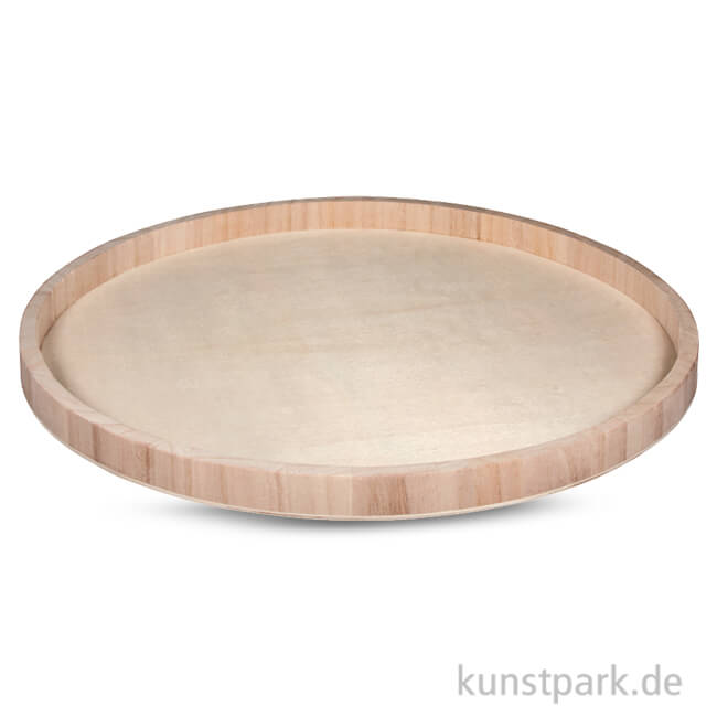 Artikelbild 1 des Artikels “Holz-Tablett rund, 40 cm “