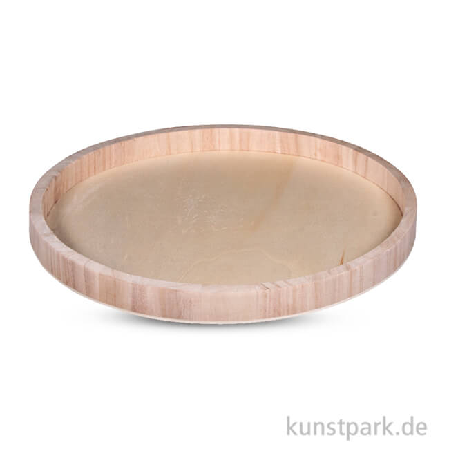Artikelbild 1 des Artikels “Holz-Tablett rund, 30 cm “
