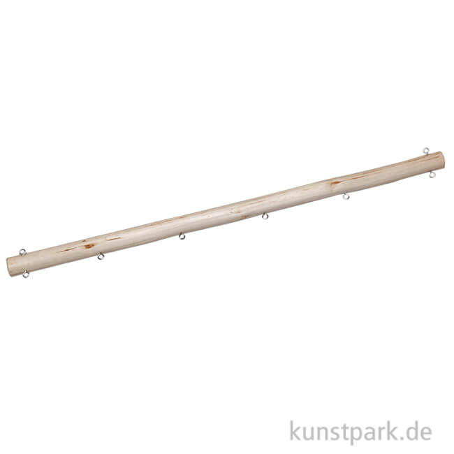 Artikelbild 1 des Artikels “Holzast mit 8 Ösen zum Aufhängen und Befestigen, Länge 60 cm “