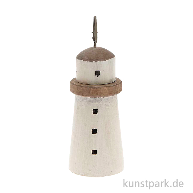 Artikelbild 1 des Artikels “Holzdeko Leuchtturm Kartenhalter, 6,5 x 14 cm “
