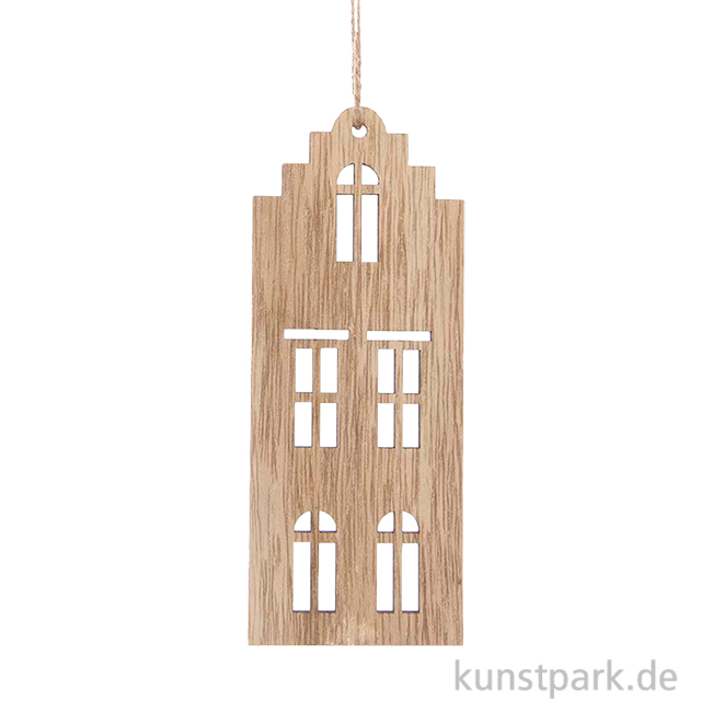 Artikelbild 1 des Artikels “Holzhänger Haus 1, Groß, 15 x 6 cm “