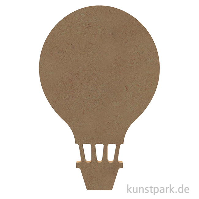 Artikelbild 1 des Artikels “Holzmotiv Heißluftballon, 10 x 16 x 0,5 cm “