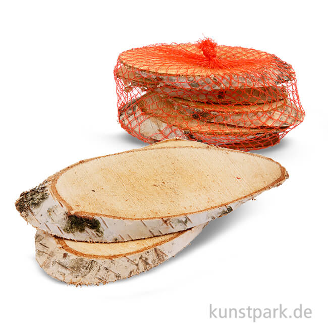 Artikelbild 1 des Artikels “Holzscheiben, Größe 15x9 cm, 7 Stück sortiert “