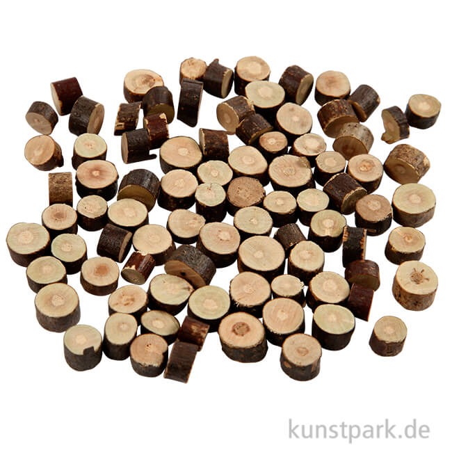 Artikelbild 1 des Artikels “Holzscheiben-Mix, Durchmesser 7-10 mm, 230 g “