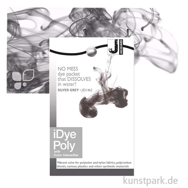 Artikelbild 1 des Artikels “Jacquard iDye Poly - Textilfarbe für Polyester, 14g Einzelfarbe | Silver Grey“