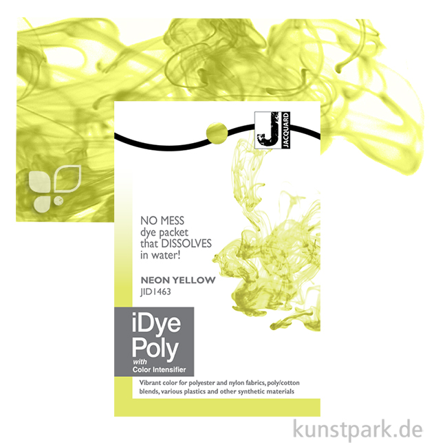 Artikelbild 1 des Artikels “Jacquard iDye Poly - Textilfarbe für Polyester, 14g Einzelfarbe | Neon Yellow“