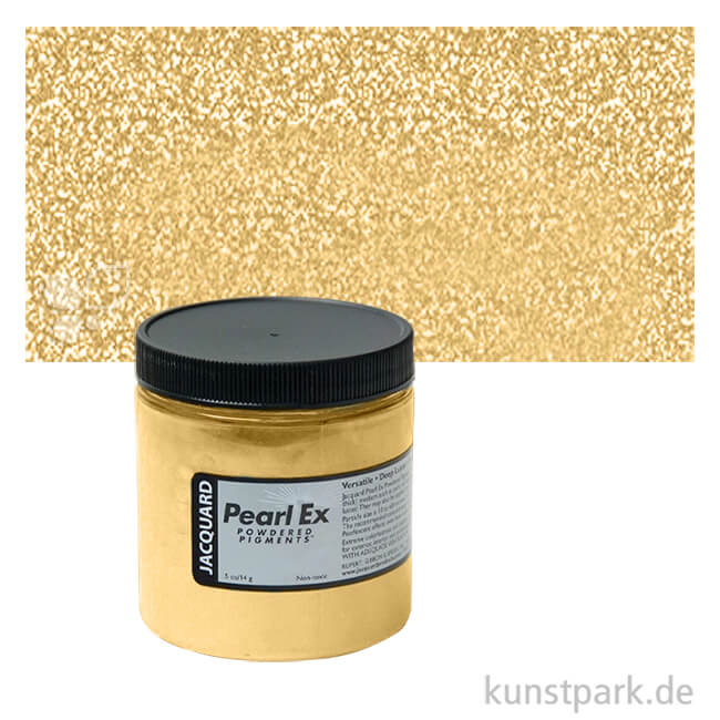 Artikelbild 1 des Artikels “Jacquard Pearl Ex - Perlglanz Pigmente Einzelfarbe | 658 Aztec Gold (22 ml)“