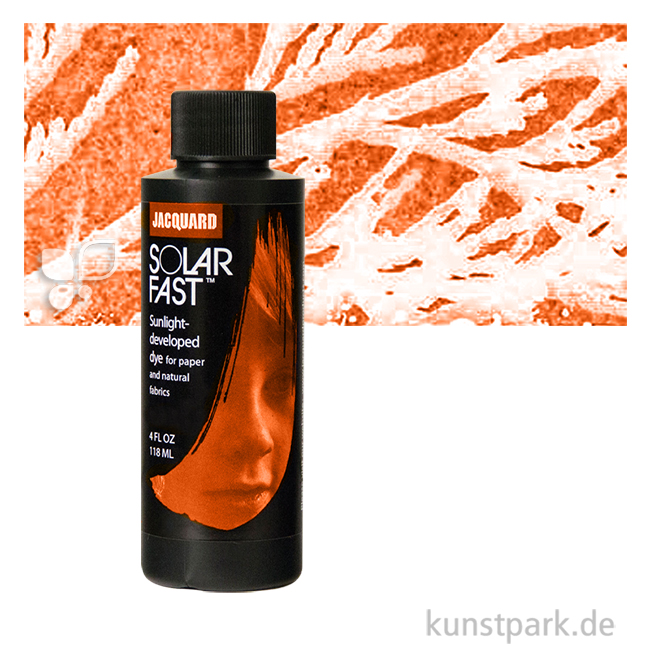 Artikelbild 1 des Artikels “Jacquard SolarFast - Fotoemulsion für Sonnendrucke, 118 ml Farbe | 101 - Orange“