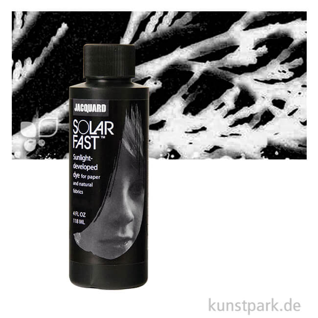 Artikelbild 1 des Artikels “Jacquard SolarFast - Fotoemulsion für Sonnendrucke, 118 ml Farbe | 113 - Black“