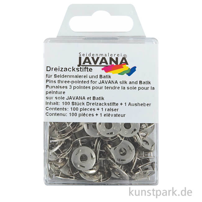 Artikelbild 1 des Artikels “KREUL Javana Dreizackstifte zum Befestigen von Seide 100 Stück“