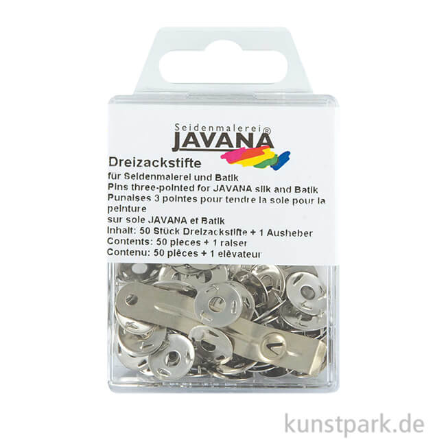 Artikelbild 1 des Artikels “KREUL Javana Dreizackstifte zum Befestigen von Seide 50 Stück“