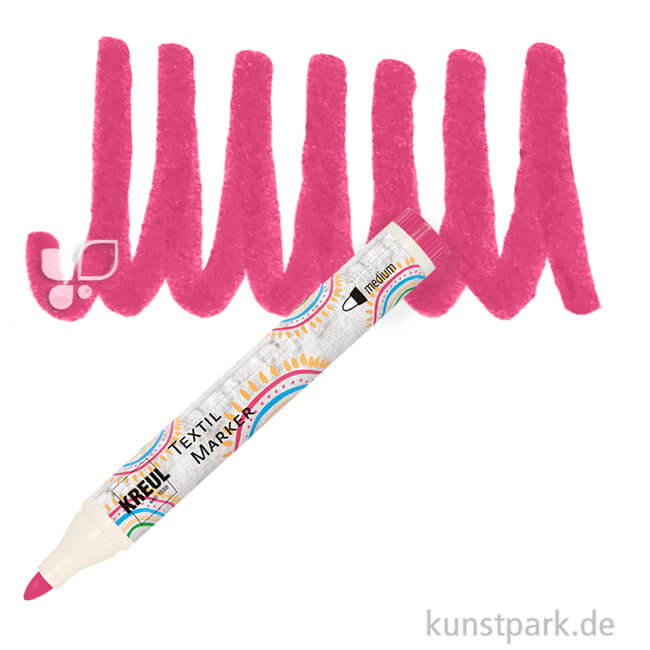 Artikelbild 1 des Artikels “KREUL Textil Marker medium Stift | Pink“