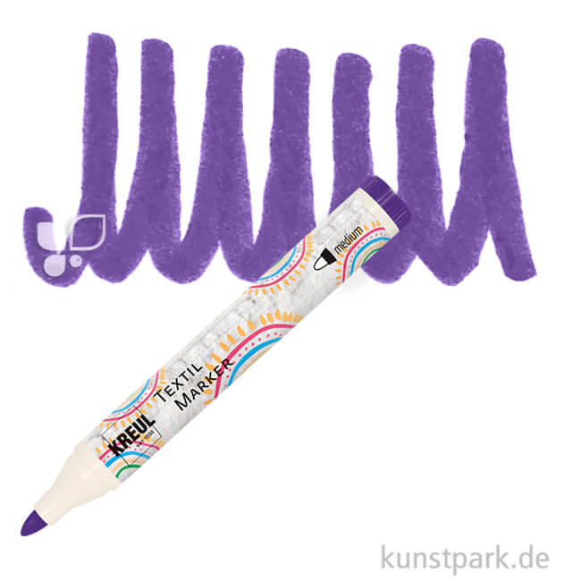 Artikelbild 1 des Artikels “KREUL Textil Marker medium Stift | Violett“