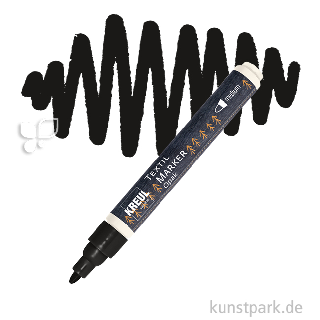 Artikelbild 1 des Artikels “KREUL Textil Marker Opak medium Stift | Schwarz“