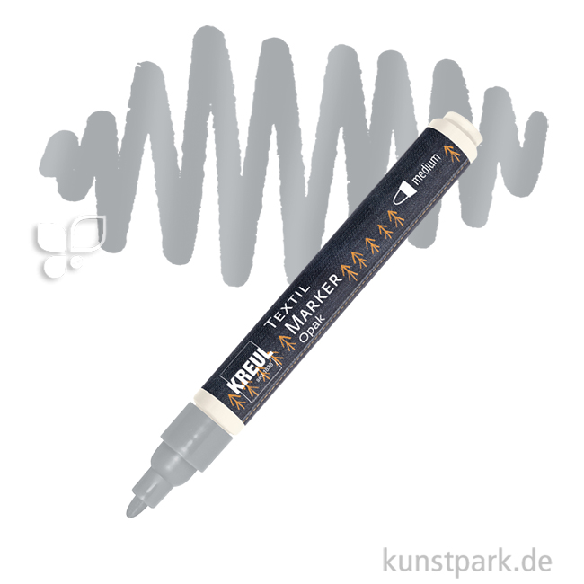 Artikelbild 1 des Artikels “KREUL Textil Marker Opak medium Stift | Silber“