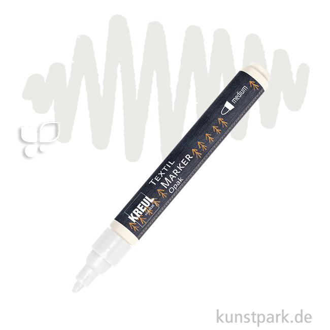 Artikelbild 1 des Artikels “KREUL Textil Marker Opak medium Stift | Weiß“