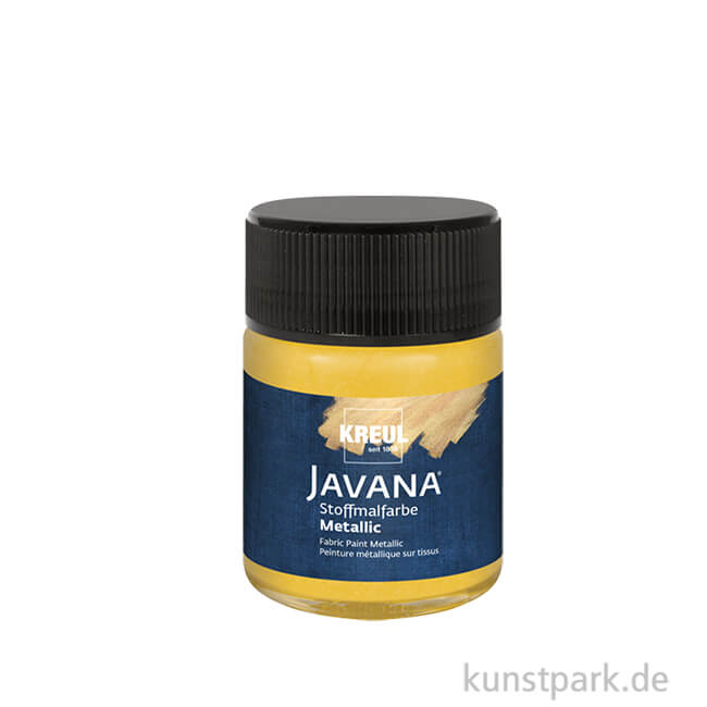 Artikelbild 1 des Artikels “KREUL Javana Stoffmalfarbe Metallic-Gold, 50 ml “