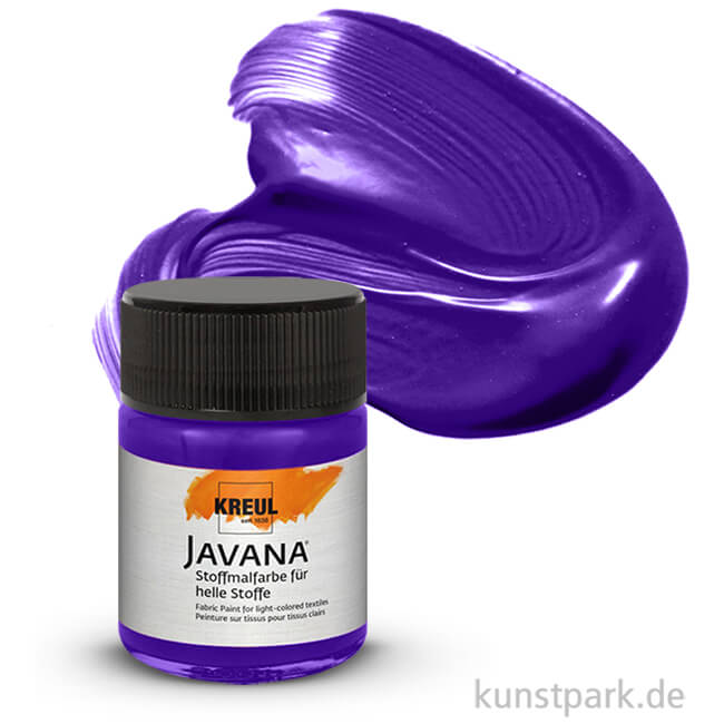 Artikelbild 1 des Artikels “KREUL Javana Stoffmalfarbe für helle Stoffe 50 ml | Violett“