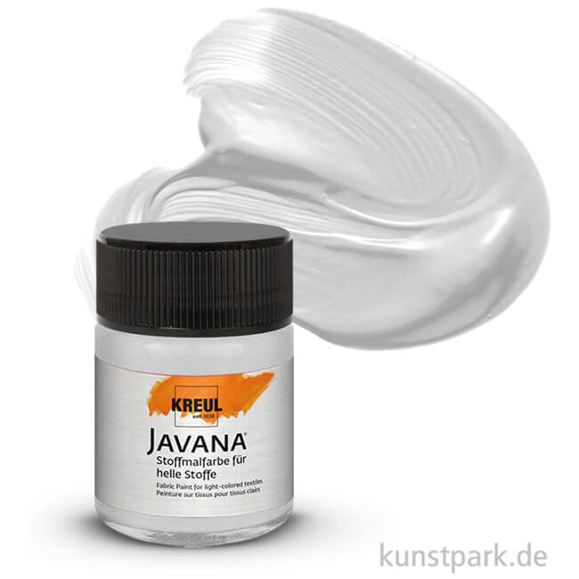 Artikelbild 1 des Artikels “KREUL Javana Stoffmalfarbe für helle Stoffe 50 ml | Weiß“