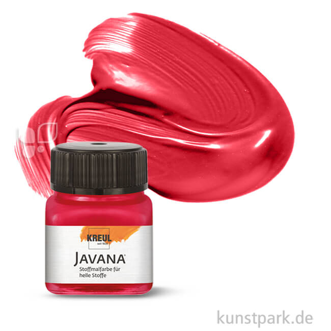 Artikelbild 1 des Artikels “KREUL Javana Stoffmalfarbe für helle Stoffe 20 ml | Karminrot“