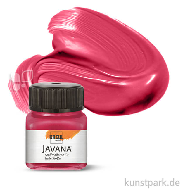 Artikelbild 1 des Artikels “KREUL Javana Stoffmalfarbe für helle Stoffe 20 ml | Rubinrot“