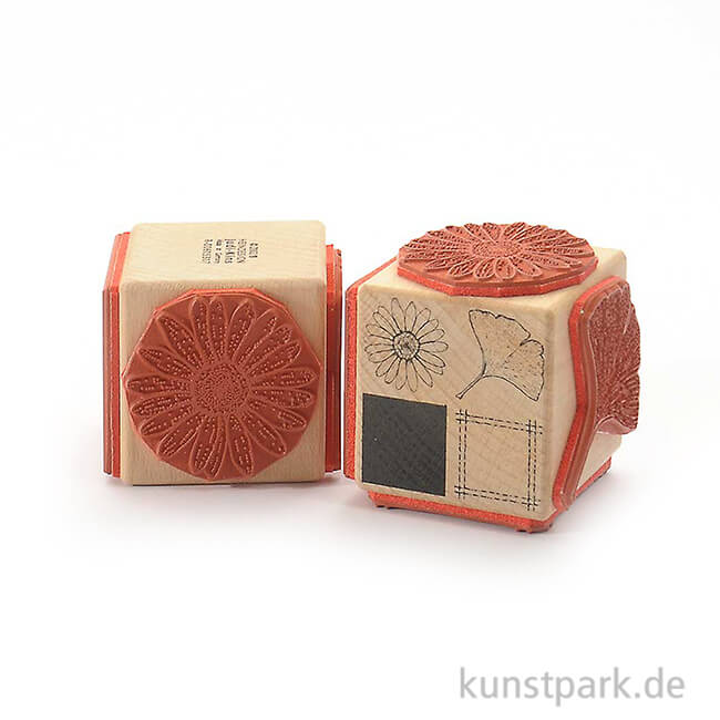 Artikelbild 1 des Artikels “Judi-Kins Stamps - 4 Blüte und Gingko - Würfel “