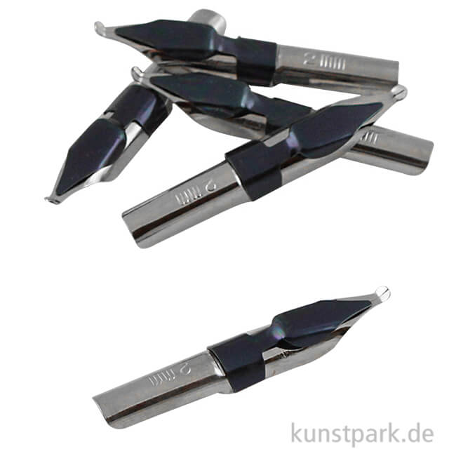 Artikelbild 1 des Artikels “Kalligraphie Zierschriftfeder, 5 Stück im Set Breite 2,0 mm“