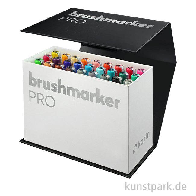 Artikelbild 1 des Artikels “Karin Brushmarker PRO Set - 26 Farben + 1 Blender “