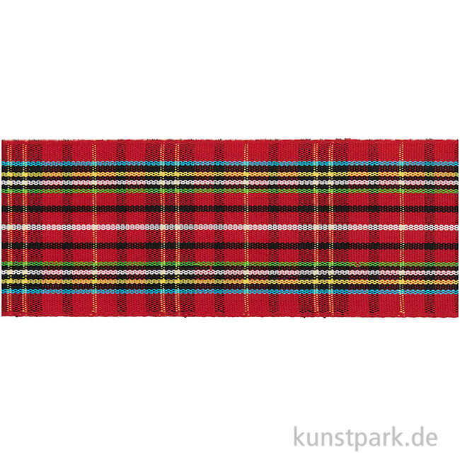 Artikelbild 1 des Artikels “Karoband Rot / Blau / Gelb / Grün, 38 mm x 3 m “