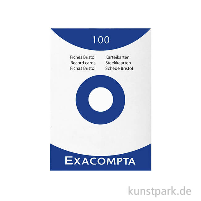 Artikelbild 1 des Artikels “Karteikarten Blanko - weiß, 100 Stück DIN A6“