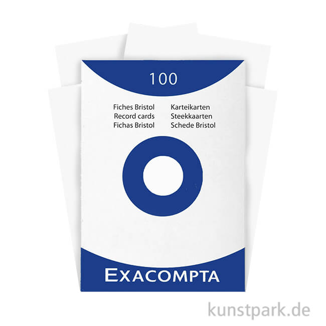 Artikelbild 1 des Artikels “Karteikarten Blanko - weiß, 100 Stück “