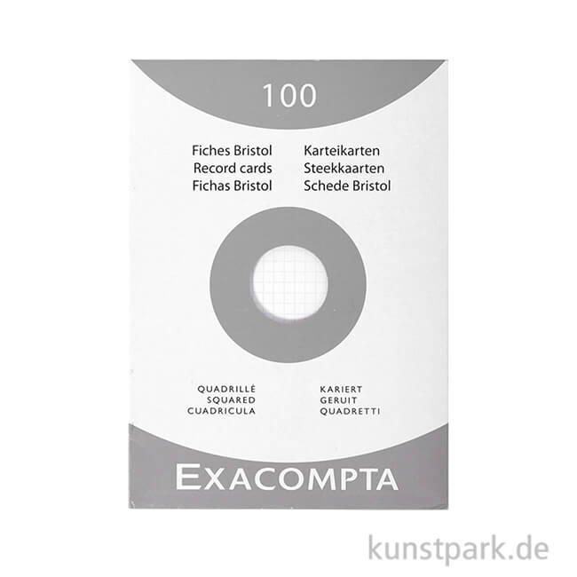 Artikelbild 1 des Artikels “Karteikarten Kariert - weiß, 100 Stück DIN A5“