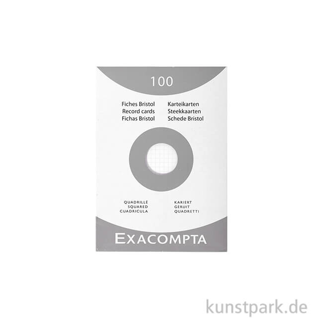Artikelbild 1 des Artikels “Karteikarten Kariert - weiß, 100 Stück DIN A7“