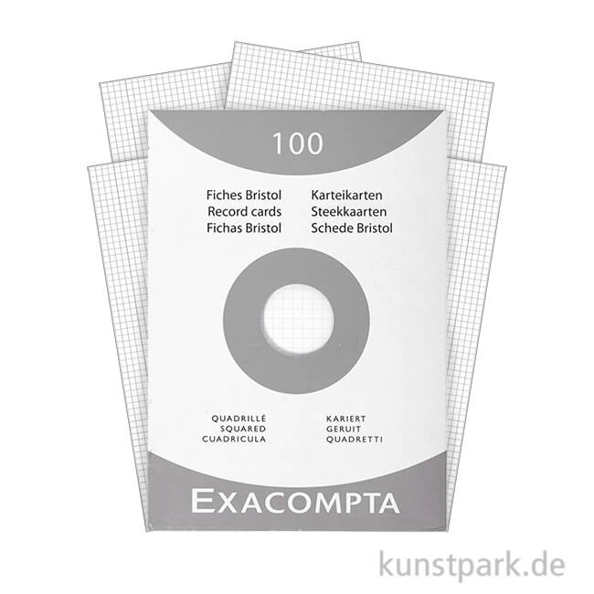 Artikelbild 1 des Artikels “Karteikarten Kariert - weiß, 100 Stück “