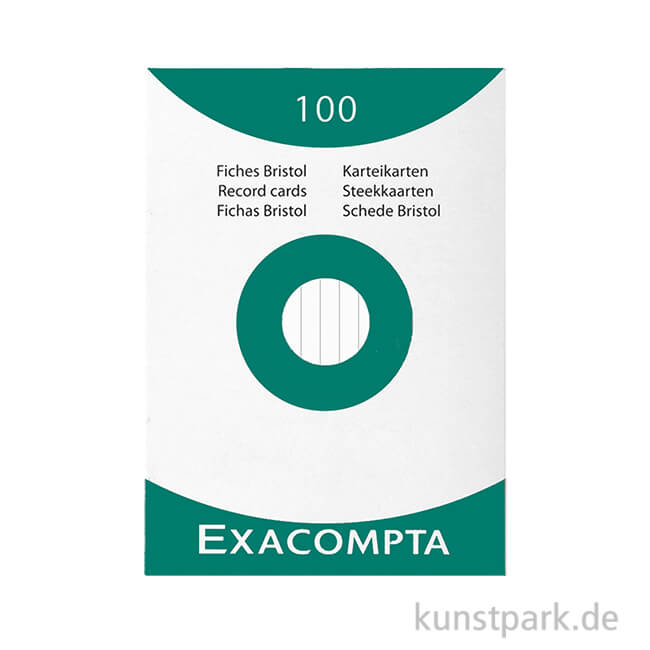 Artikelbild 1 des Artikels “Karteikarten Liniert - weiß, 100 Stück DIN A5“