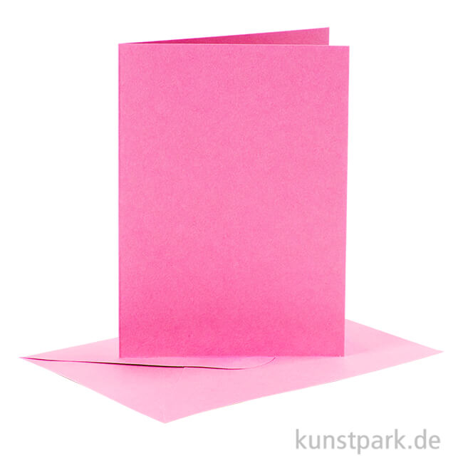 Artikelbild 1 des Artikels “Karten und Kuverts, 6 Sets 15 x 10.5 cm | Pink“