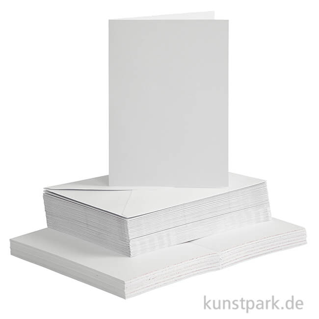 Artikelbild 1 des Artikels “Karten und Kuverts - Weiß, 10,5 x 15 cm, 50 Sets “
