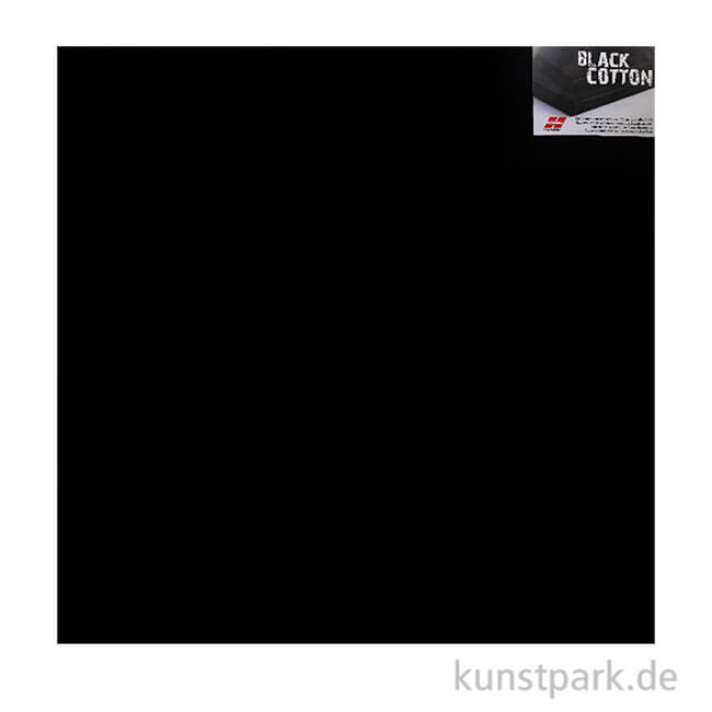 Artikelbild 1 des Artikels “Keilrahmen schwarz - BLACK COTTON - 1,7 cm 80 x 80 cm“