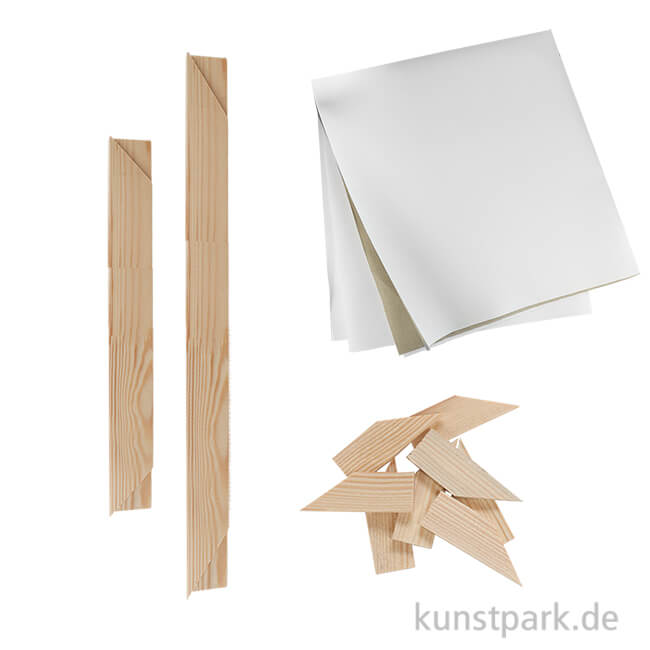 Artikelbild 1 des Artikels “Keilrahmen XXL Bausatz - WALL - 4 cm 130 x 180 cm“