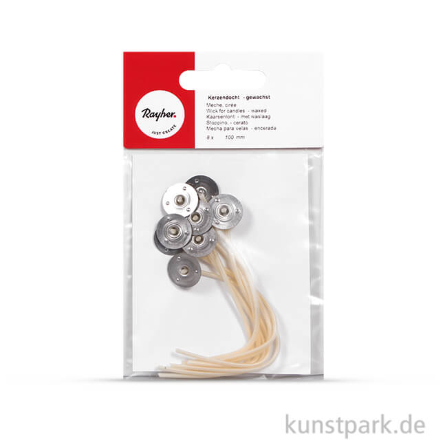 Artikelbild 1 des Artikels “Kerzendocht 100 mm - gewachst, 8 Stück “