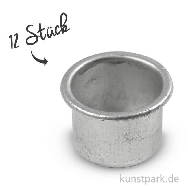 Artikelbild 1 des Artikels “Kerzenhalter aus Metall 25 mm - 12 Stück“