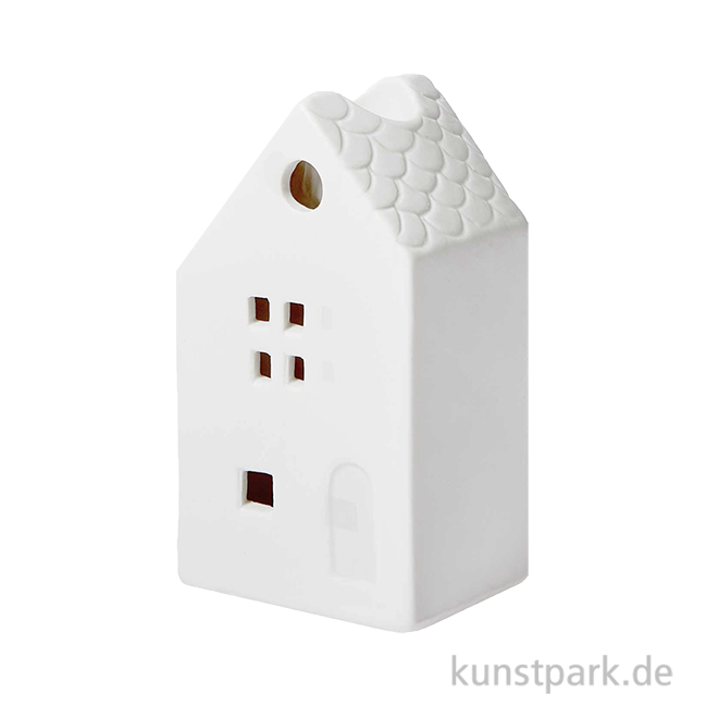 Artikelbild 1 des Artikels “Kerzenhalter Haus, Weiß, Porzellan, 10,5 x 4,5 x 6 cm “
