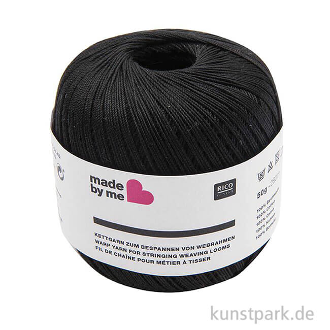 Artikelbild 1 des Artikels “Kettgarn - Schwarz 50g “